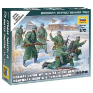 Zvezda German Infantry (Winter Uniform ) 1:72 (6198)