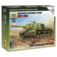 Zvezda Soviet Self-Propelled Gun ISU-152 1:100 (6207)