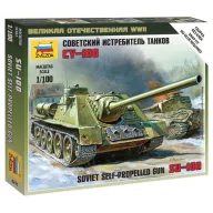 Zvezda SU-100 Soviet Self-Propelled Gun 1:100 (6211)