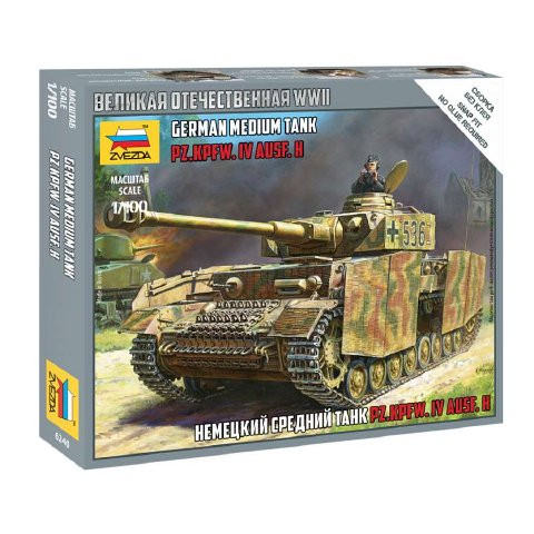 Zvezda Panzer IV Ausf.H 1:100 (6240)