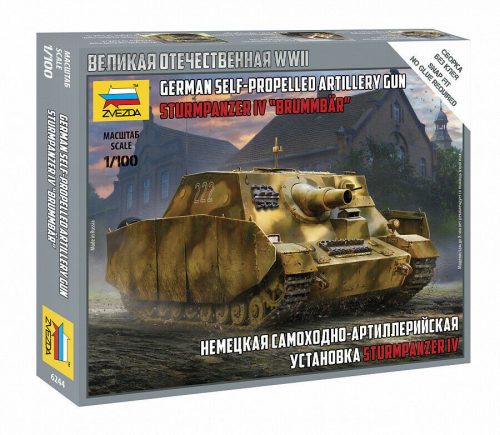 Zvezda Sturmpanzer IV Brummbar 1:100 (6244)