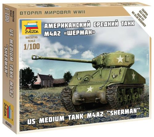 Zvezda M4A2 Sherman 1:100 (6263)