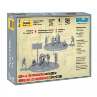 Zvezda German 120mm Mortar w:Crew  1:72
