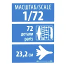 Zvezda MIG-23 MF Soviet Interceptor 1:72 (7225)