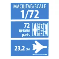 Zvezda MIG-23 MF Soviet Interceptor 1:72 (7225)