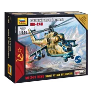 Zvezda Mil-24 V Hind Soviet Attack Helicopter 1:144 (7403)