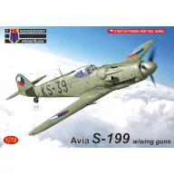 Kovozavody Avia S-199 w/wing guns 1:72 (0218)
