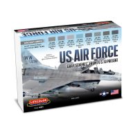   Lifecolor US Air Force “Gray Schemes” From 70'S To Present 8 x 22 ml (CE01)