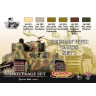 Lifecolor German vehicle WWII set n.1, 6 x 22 ml (CS01)