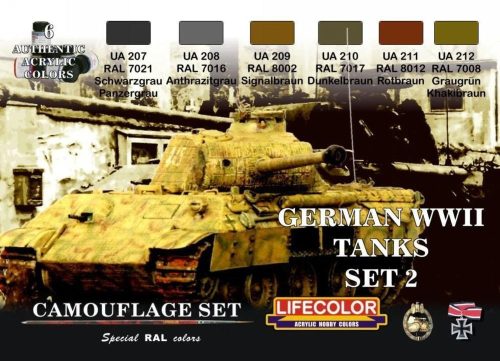 Lifecolor German vehicle WWII set n.2  (CS03)