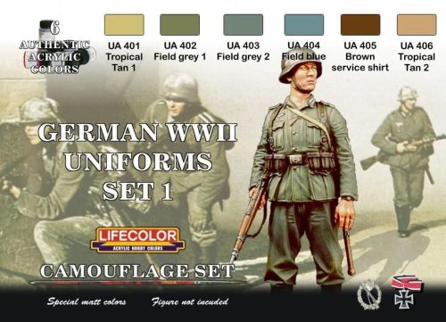 Lifecolor German military uniforms WWII set n.1  (CS04)