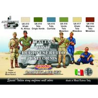   Lifecolor Italian WWII Regio Esercito Uniforms, 6 x 22 ml (CS14)