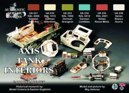 Lifecolor German and Italian interior tanks colors  (CS22)