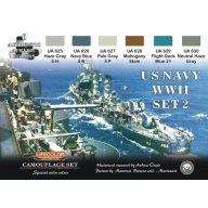   Lifecolor Camouflage Set US Navy WWII Set 2, 6 x 22 ml (CS25)