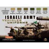 Lifecolor Israeli Army Vehicles & Uniforms, 6 x 22 ml (CS32)