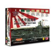   Lifecolor Imperial Japan Navy WWII, Late War, Set N. 2 6 x 22 ml (CS37)