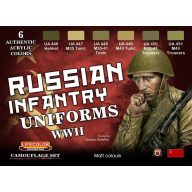 Lifecolor Russian Infantry Uniforms, WWII  (CS42)
