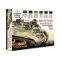 Lifecolor British Tanks, France-Europe, U.K., Disruptive Camouflage, Set 2 6 x 22 ml (CS44)