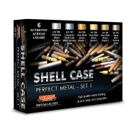   Lifecolor Shell Case – Perfect Metals Set 1 6 x 22 ml (CS47)