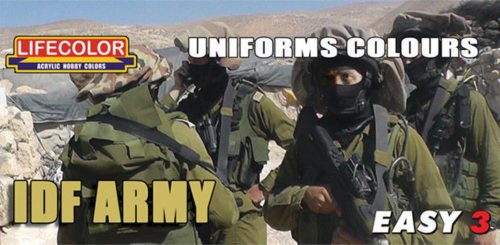 Lifecolor Uniforms colours IDF Army  (MS10)