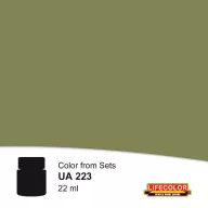   Lifecolor Olive Drab Faded Type 1 Acrylic Paint 22 ml (NUAAcrylic Paint 223)