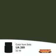 Lifecolor Dark Olive Pfi Acrylic Paint 22 ml (NUA269)