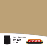   Lifecolor Nocciola Chiaro 4 Var. Acrylic Paint 22 ml (NUA529)