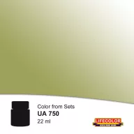   Lifecolor Vegetable Origin Damp Yellow Acrylic Paint 22 ml (NUA750)