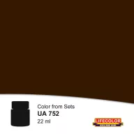 Lifecolor Dark Umber Hemp Acrylic Paint 22 ml (NUA752)