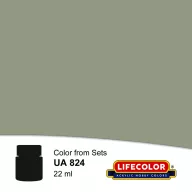 Lifecolor Diesel Loco Roof Grey Acrylic Paint 22 ml (NUA824)