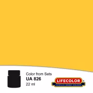   Lifecolor Warning Panel Yellow Early Acrylic Paint 22 ml (NUA826)