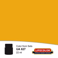   Lifecolor Warning Panel Yellow Late Acrylic Paint 22 ml (NUA827)