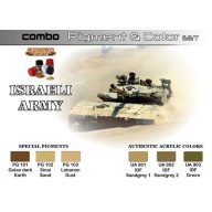 Lifecolor Pigment&Color Set Israeli Army, 6 x 22 ml (SPG01)
