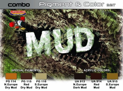 Lifecolor SET COMBO effects of MUD  (SPG05)