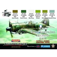   Lifecolor Australian Air Force WWII, 6 x 22 ml (RAAF) Set 2, 6 x 22 ml (XS02)