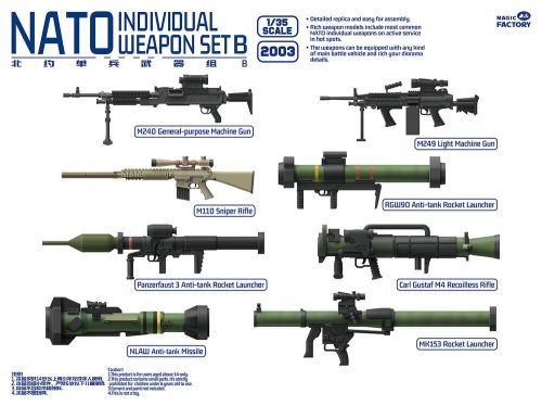 Magic Factory NATO Individual Weapon Set B(A kit incl.2pcs of each weapon 1:35 (2003)