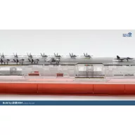   Magic Factory Clear Painted Colorful U.S. Navy Gerald R. Ford-class aircraft carrier- USS Gerald R. Ford CVN-78 1:700 (6502)