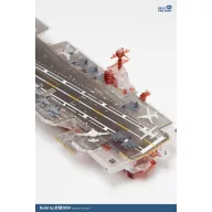   Magic Factory Clear Painted Colorful U.S. Navy Gerald R. Ford-class aircraft carrier- USS Gerald R. Ford CVN-78 1:700 (6502)