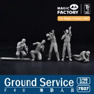 Magic Factory 1/48 Ground Service Crew Set 1:48 (7507)