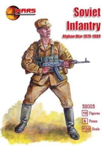 Mars Soviet infantry, Afghan War 1979-1989 1:32 (MS32003)