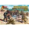 Mars German Paratroopers with 10.5cm LG42 (Tropical Uniform) WWII 1:32 (MS32038)