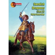 Mars Swedish dragoons,set 2, Thirty Years War 1:72 (MS72095)