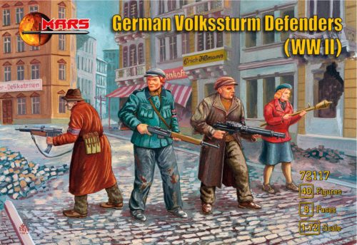 Mars WWII German Volkssturm Defenders 1:72 (MS72117)
