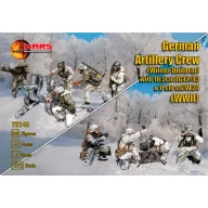   Mars German Artillery Crew (winter uniform) with 10,5cm LG42/43 & 8cm s.G.W.34 WWII 1:72 (MS72142)