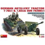   MiniArt German Artillery Tractor T-70 & Gun FK 288 w/crew 1:35 (35039)