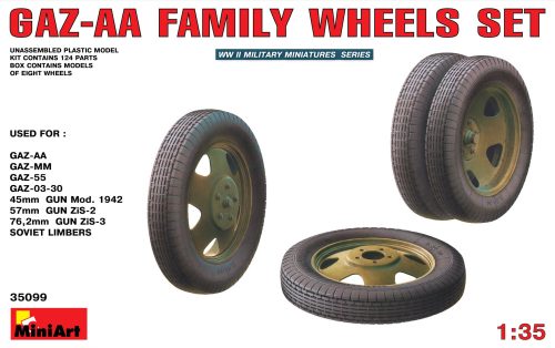 Miniart GAZ-AA Family Wheels set 1:35 (35099)