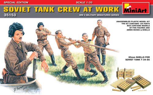 Miniart Soviet Tank Crew at Work. Special Edition 1:35 (35153)
