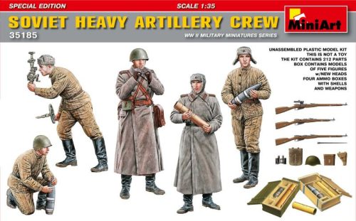 Miniart Soviet Heavy Artillery Crew.Special Edition 1:35 (35185)