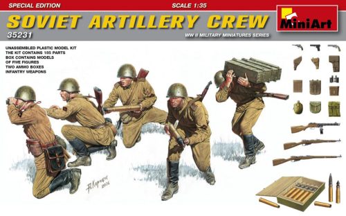 Miniart Soviet Artillery Crew.Special Edition 1:35 (35231)