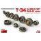 MiniArt T-34 Wheels Set 1942-43 Series 1:35 (35239)